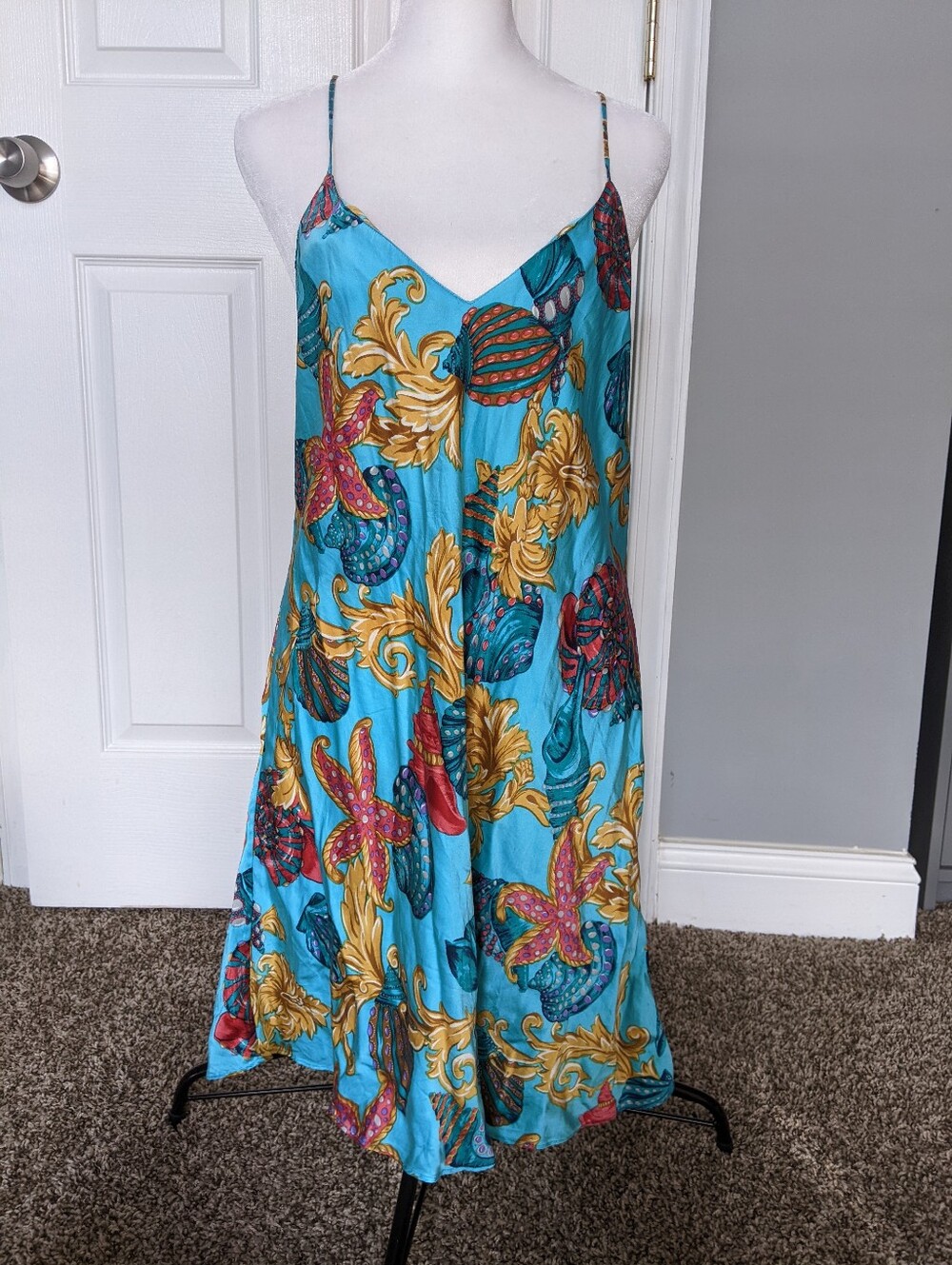 Vintage Victoria's Secret Silk Nightgown/Panties Set L - Picture 4 of 16